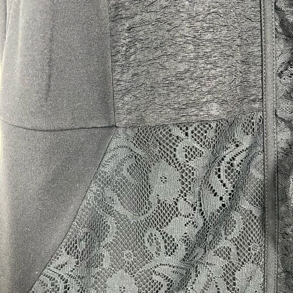 Gerry Weber Lace Black Strip Full zip jacket blazer size XL - Picture 9 of 16